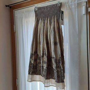 Lapis -Convertible Strapless Dress or Maxi Skirt - One Size Fits Most-NWT